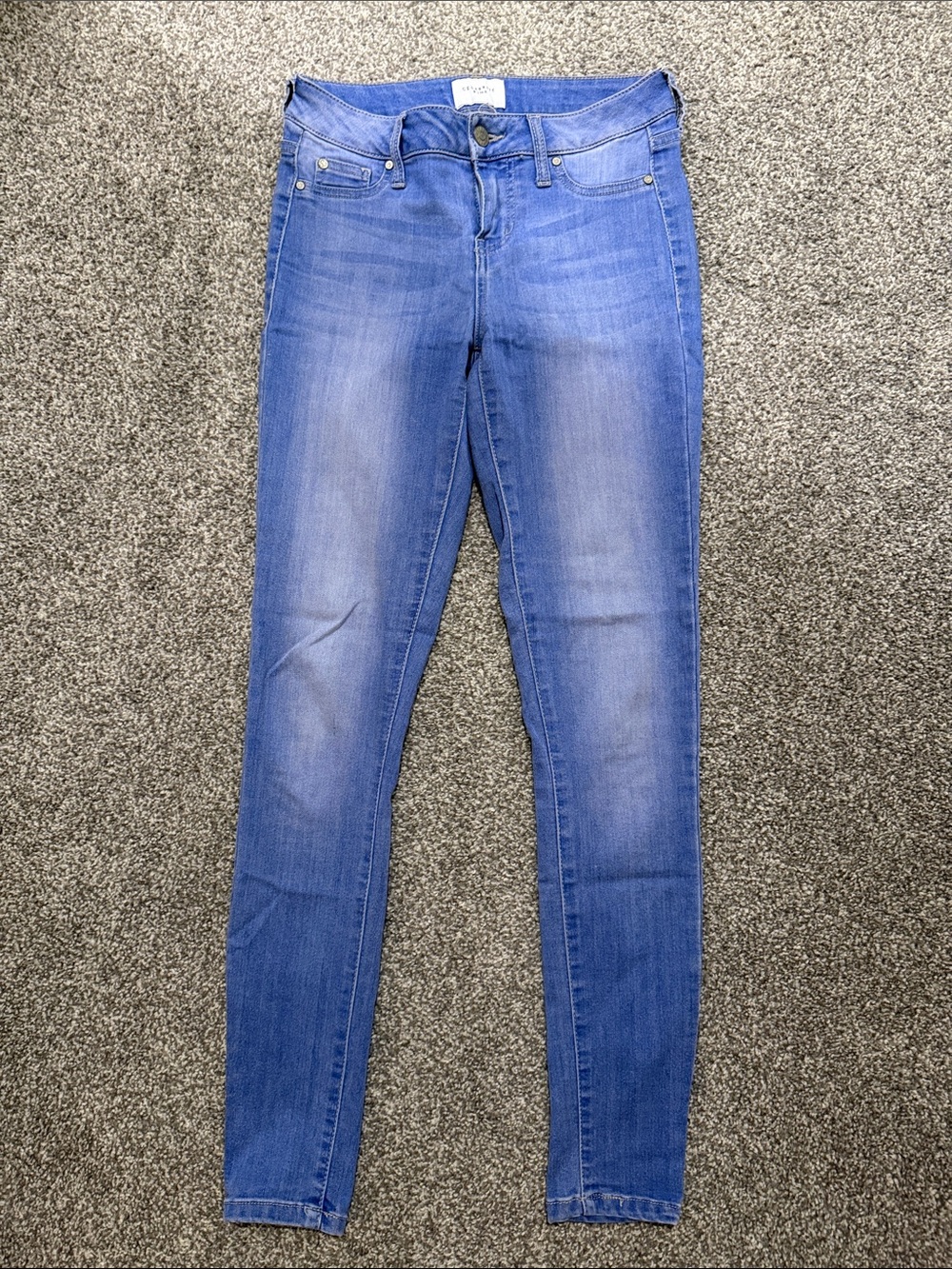 Celebrity Pink Mod Rise Ankle Skinny - Medium Blue Wash